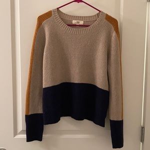 Pinque color block sweater NWOT